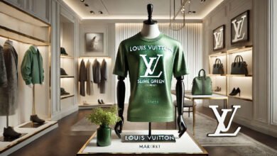 Louis Vuitton Slime Green Market T Shirt