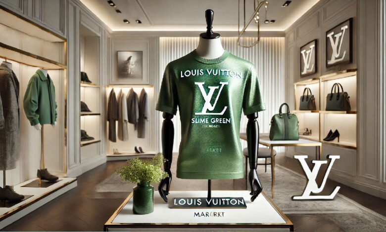 Louis Vuitton Slime Green Market T Shirt